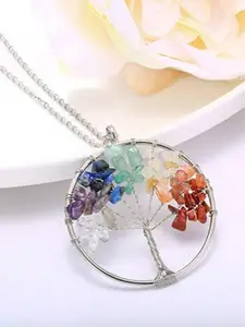 EL REGALO Silver-Toned Necklace