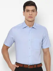 Louis Philippe Men Blue Formal Shirt