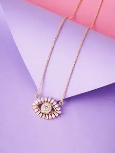 HOT AND BOLD Gold-Plated & White Necklace