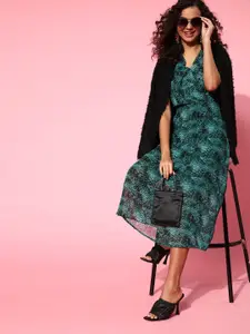 plusS Green Midi Dress