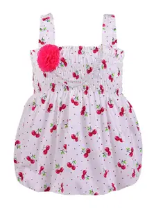 Wish Karo Girls Pink Peplum Dress