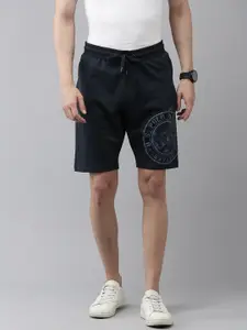 U.S. Polo Assn. Denim Co. Men Mid-Rise Typography Printed Shorts
