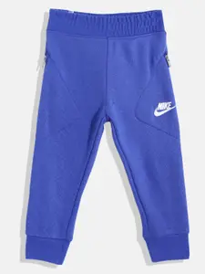 Nike Boys Blue Thrill Zip Joggers