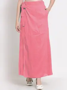 PATRORNA Plus Size Rose  Long Wrap Skirt