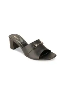 Rocia Women Black Block Sandals