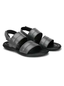 ALBERTO MORENO Men Grey Comfort Sandals
