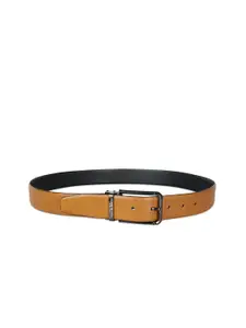 Kenneth Cole Men Tan Leather Reversible Formal Belt