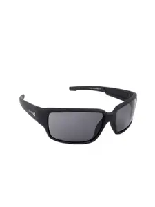 Scavin Men Grey Lens & Black Wayfarer Sunglasses with UV Protected Lens SCA S901
