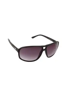 Scavin Men Grey Lens & Black Aviator Sunglasses with UV Protected Lens
