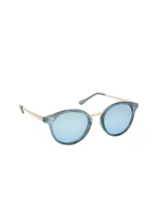 Scavin Women Blue Lens & Blue Round Sunglasses with UV Protected Lens SCA S19911 C1