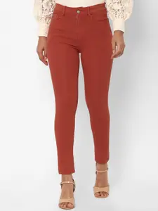 Allen Solly Woman Women Orange Skinny Fit Jeans