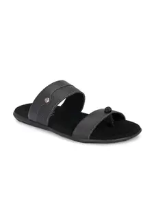 El Paso Men Black Comfort Sandals