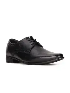 Bata Men Black Solid Formal Derbys