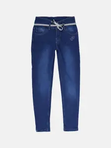 V-Mart Girls Blue Light Fade Jeans
