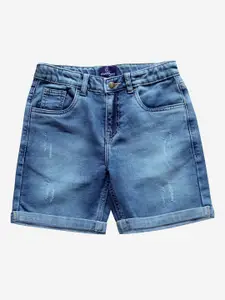 KiddoPanti Boys Blue Denim Shorts