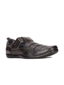 Bata Men Brown Shoe-Style Sandals