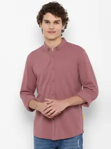 FOREVER 21 Men Pink Casual Shirt 100% Cotton