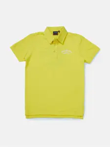 Gini and Jony Boys Yellow Polo Collar T-shirt
