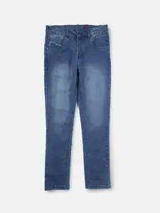 Gini and Jony Boys Blue Comfort Heavy Fade Jeans