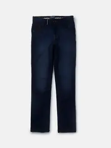 Gini and Jony Boys Blue Comfort Light Fade Dark Shade Mid Rise Jeans