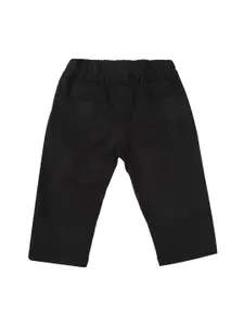 One Friday Boys Black Pure Cotton Outdoor Shorts
