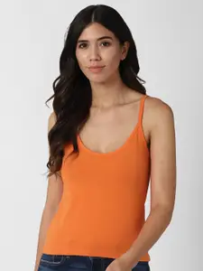 FOREVER 21 Women Orange Camisole Top