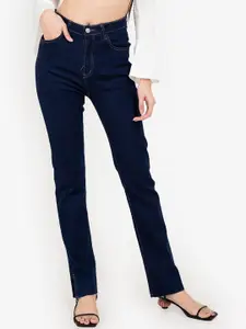 ZALORA BASICS Women Blue Skinny Fit Stretchable Jeans