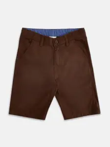 Pantaloons Junior Boys Brown Chino Shorts