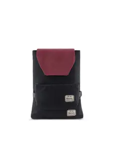 Harissons Unisex Black & Purple 14 Inch Laptop Bag