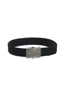 Calvadoss Boys Black Cotton Canvas Belt