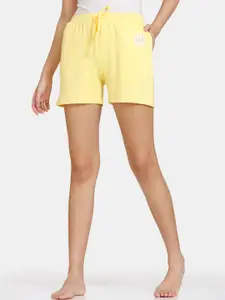 Zivame Women Yellow Shorts
