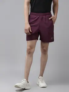Van Heusen Flex Men Burgundy Solid Cycling Shorts