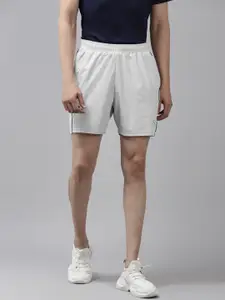 Van Heusen Flex Men Grey Solid Sports Shorts