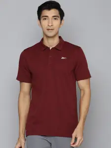 Reebok windsurfer X polo Men Rust Red Printed RBK- SPEEDWICK Training T-shirt