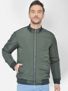 Canary London Men Olive Green Lightweight Outdoor Bomber Jacket