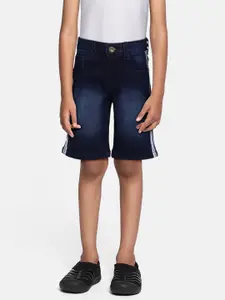 Killer Boys Navy Blue Regular Fit Denim Shorts
