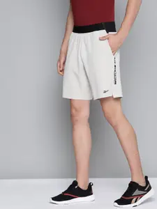 Reebok Men Grey TS Epic Solid Speedwick Training Sports Shorts