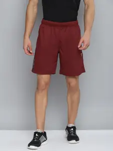 Reebok Men Maroon Knitted Sports Shorts