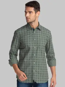 Parx Slim Fit Checked Casual Shirt