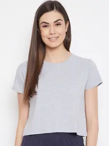 Clovia Women Solid Assorted Lounge T-Shirt