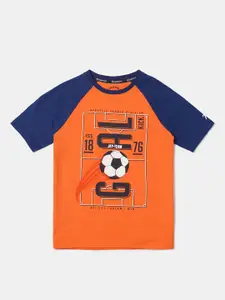 Jockey Boys Super Combed Cotton Graphic Printed T-shirt - AB19