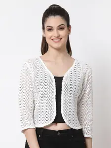 Style Quotient Women White Shrug
