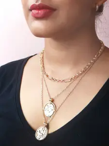 Ayesha Coin Pendant Layered Necklace