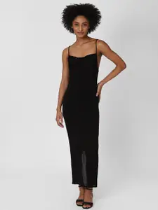 FOREVER 21 Woman Black Cowl Dress