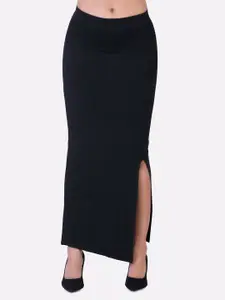 LAASA  SPORTS LAASA SPORTS Women Black Solid Pencil Skirt