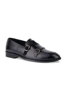 LA BOTTE Men Black Leather Monks