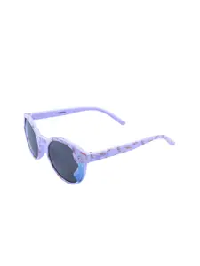 Disney Girls Grey Lens & Purple Oval Sunglasses with UV Protected Lens TRHA15237
