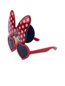Disney Girls Grey & Red Wayfarer Sunglasses with Polarised & UV Protected Lens TRHA15222