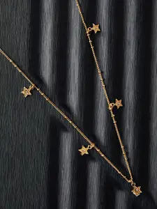 Accessorize London Women Gold-Toned Starry Necklace