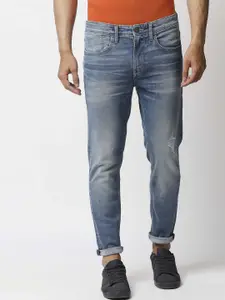 Pepe Jeans Men Blue Skinny Fit Heavy Fade Stretchable Jeans
